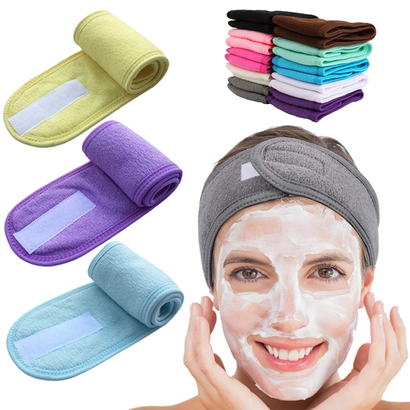 Beauty Makeup Women - Diadema ancha ajustable para mujer, diadema