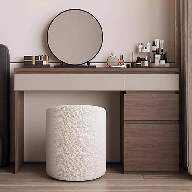 Beauty Without Makeup - Mesa de tocador de madera moderna