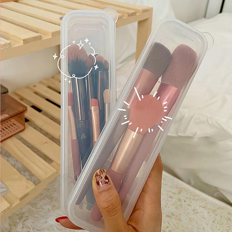 Beauty Makeup Women - Organizador de brochas de maquillaje transparente