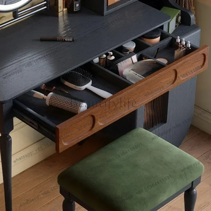 Organizador LJY, tocador negro - Beauty Makeup Vanity Set reseña y precio