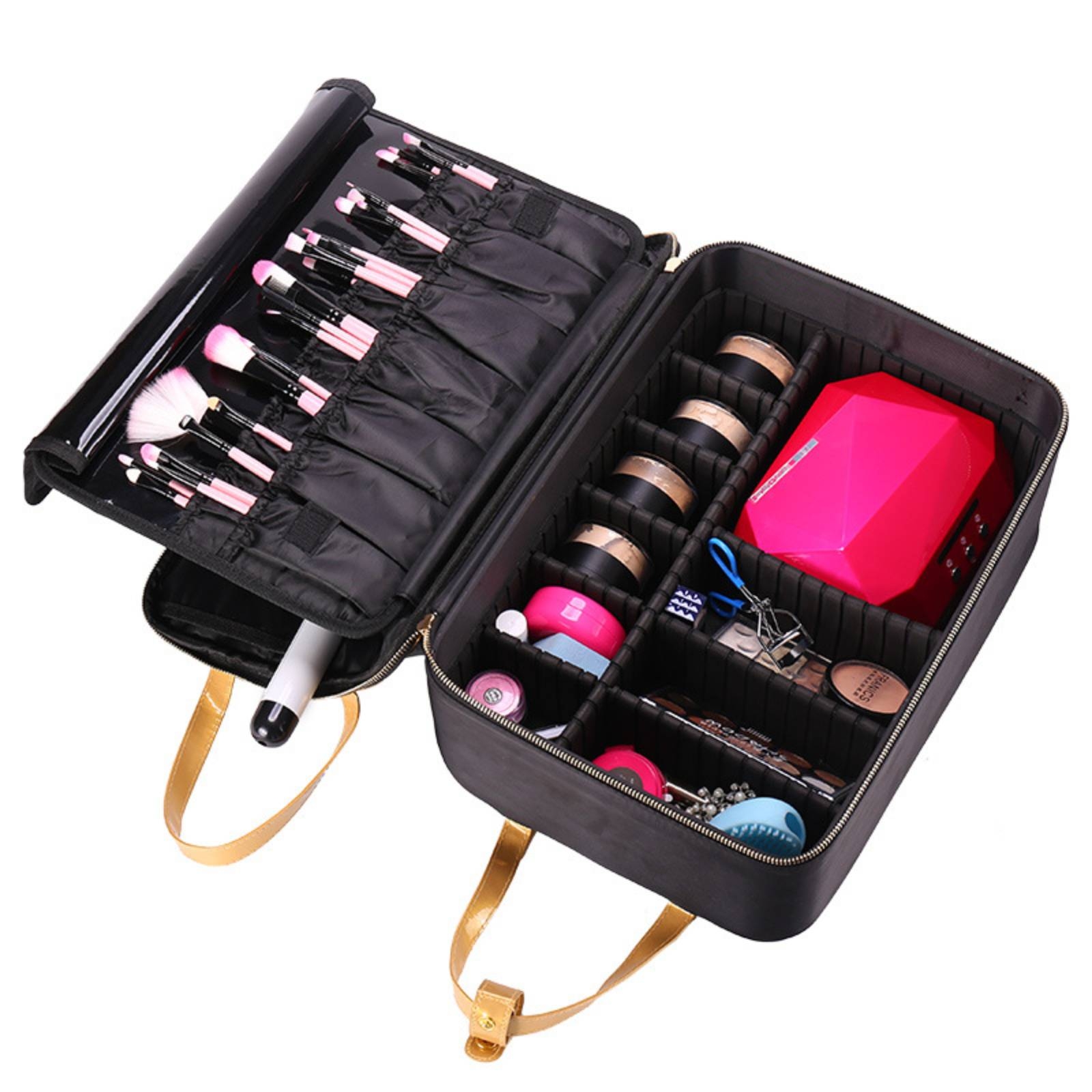 Estuche de maquillaje con comp - Beauty Makeup Women reseña y precio